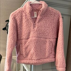 90 Degree by Reflex Pink Sherpa Jacket